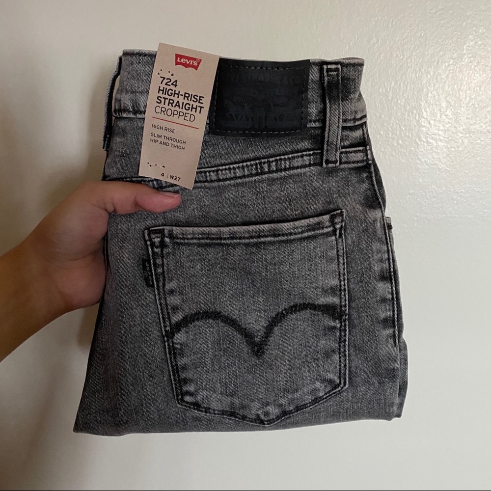 Levi’s 724 High Rise Straight Crop Jeans